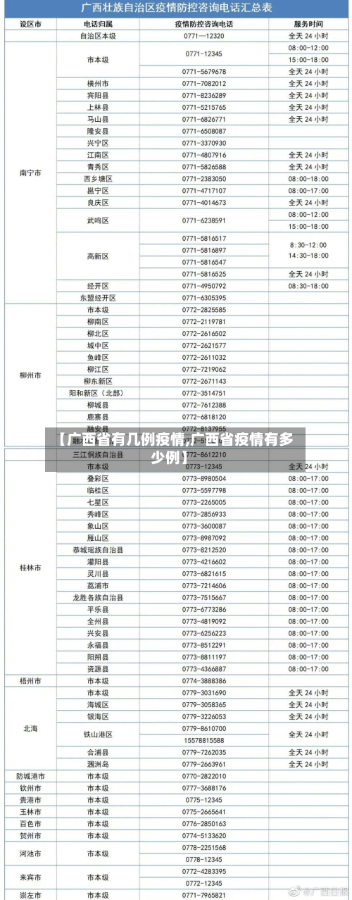 【广西省有几例疫情,广西省疫情有多少例】-第3张图片