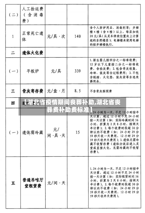 【湖北省疫情期间丧葬补助,湖北省丧葬费补助费标准】-第2张图片