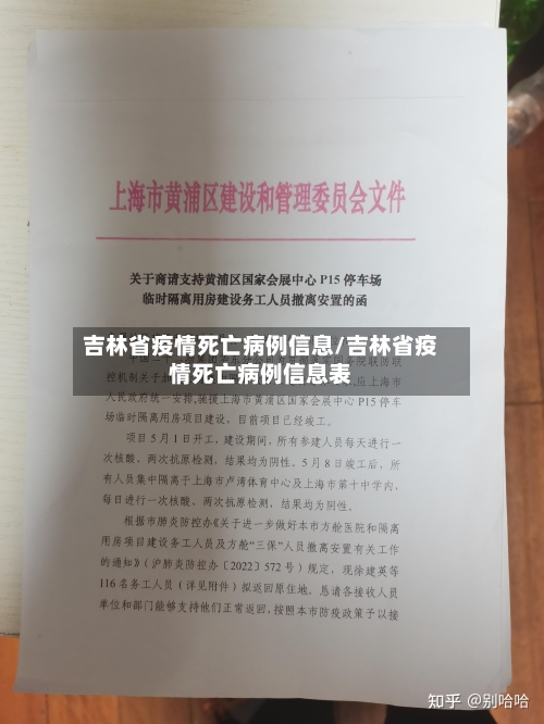 吉林省疫情死亡病例信息/吉林省疫情死亡病例信息表-第1张图片