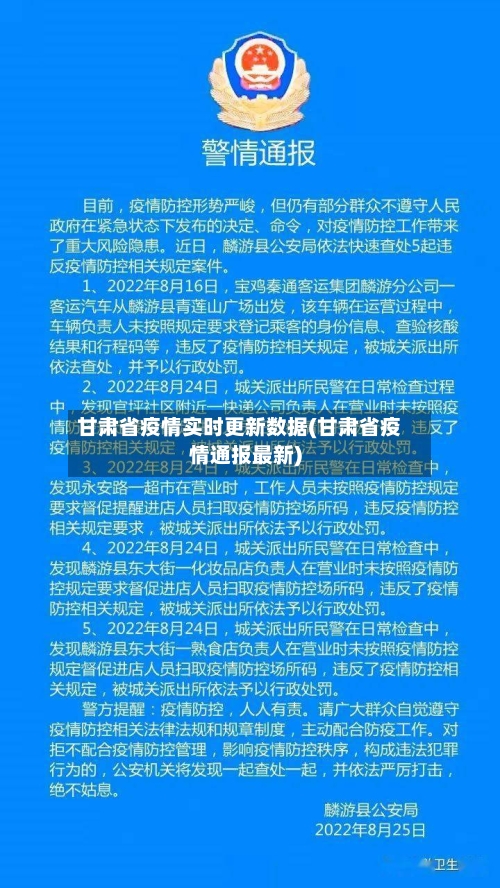 甘肃省疫情实时更新数据(甘肃省疫情通报最新)-第1张图片