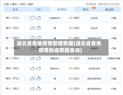 湖北省各地疫情新增数据(湖北省各地疫情新增数据查询)-第3张图片