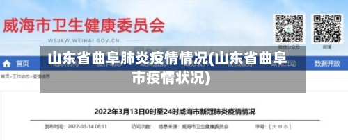 山东省曲阜肺炎疫情情况(山东省曲阜市疫情状况)-第3张图片