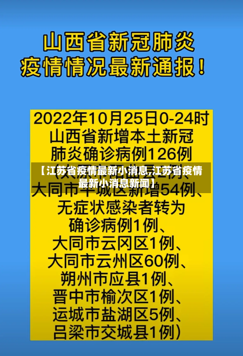 【江苏省疫情最新小消息,江苏省疫情最新小消息新闻】-第2张图片