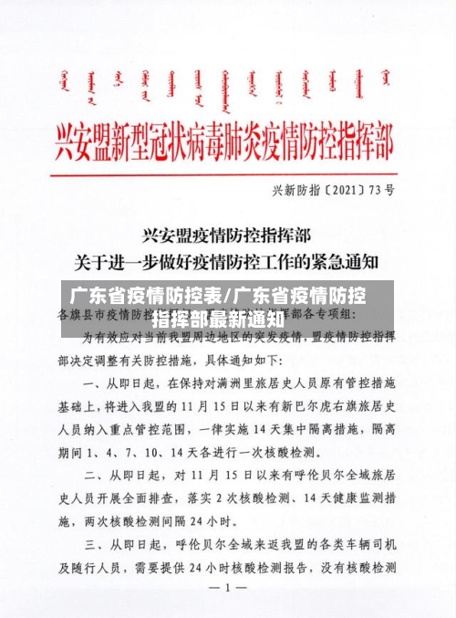 广东省疫情防控表/广东省疫情防控指挥部最新通知-第2张图片