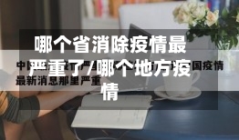 哪个省消除疫情最严重了/哪个地方疫情-第1张图片
