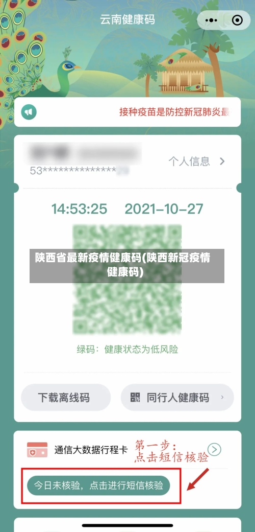 陕西省最新疫情健康码(陕西新冠疫情健康码)-第2张图片