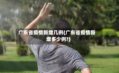 广东省疫情新增几例(广东省疫情新增多少例?)-第1张图片