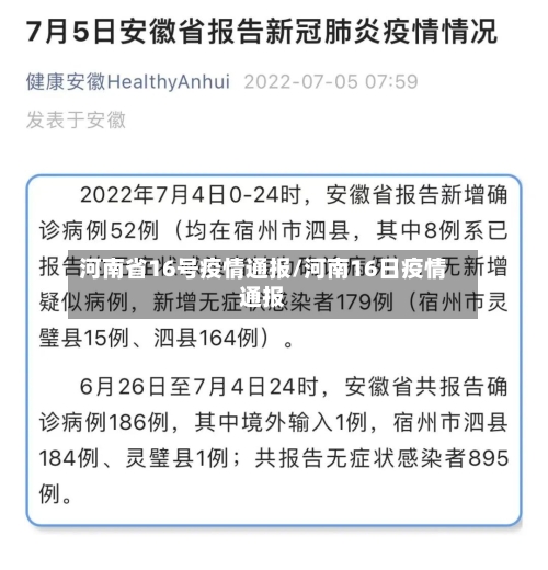 河南省16号疫情通报/河南16日疫情通报-第1张图片