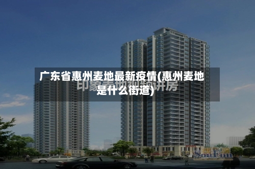 广东省惠州麦地最新疫情(惠州麦地是什么街道)-第2张图片