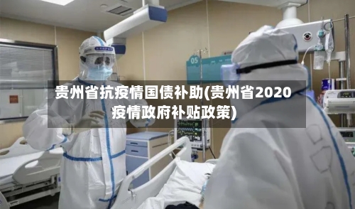 贵州省抗疫情国债补助(贵州省2020疫情政府补贴政策)-第3张图片