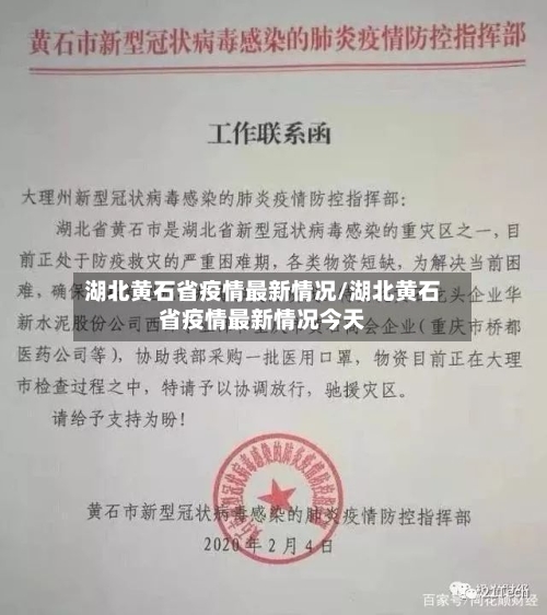 湖北黄石省疫情最新情况/湖北黄石省疫情最新情况今天-第2张图片