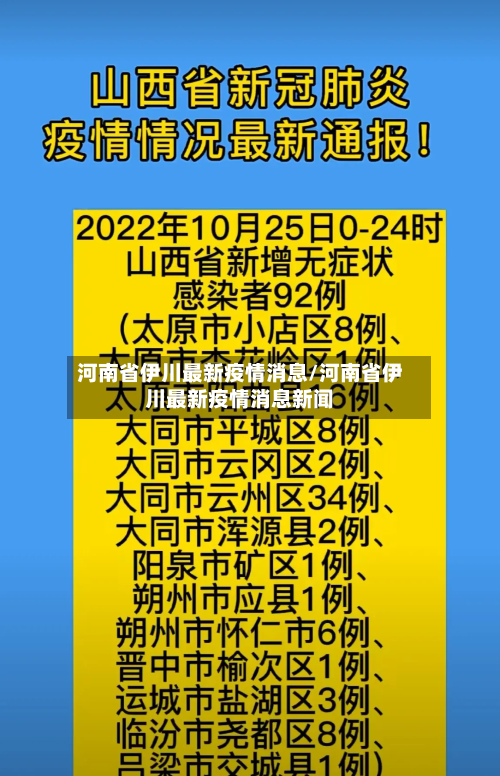 河南省伊川最新疫情消息/河南省伊川最新疫情消息新闻-第3张图片