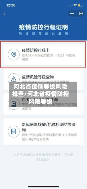 河北省疫情等级风险排查/河北省疫情防控风险等级-第2张图片