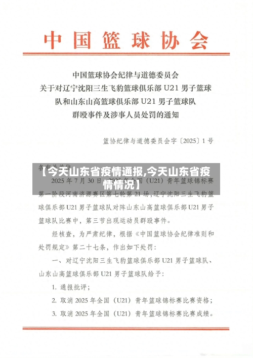 【今天山东省疫情通报,今天山东省疫情情况】-第1张图片