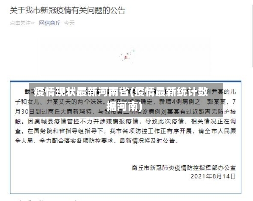 疫情现状最新河南省(疫情最新统计数据河南)-第3张图片