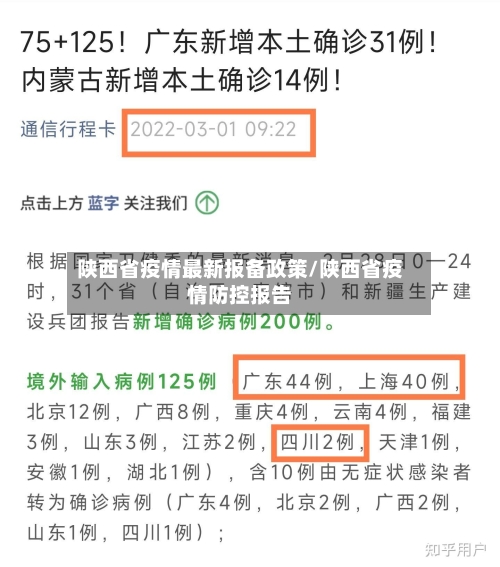 陕西省疫情最新报备政策/陕西省疫情防控报告-第1张图片