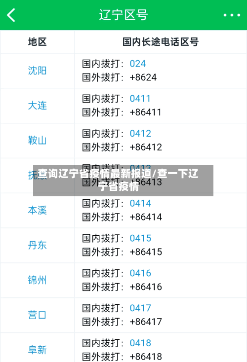查询辽宁省疫情最新报道/查一下辽宁省疫情-第1张图片