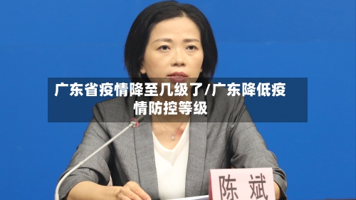 广东省疫情降至几级了/广东降低疫情防控等级-第3张图片