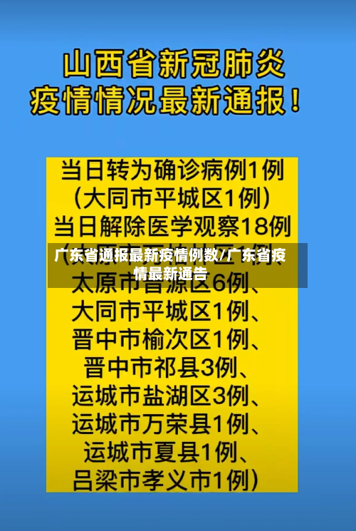 广东省通报最新疫情例数/广东省疫情最新通告-第2张图片